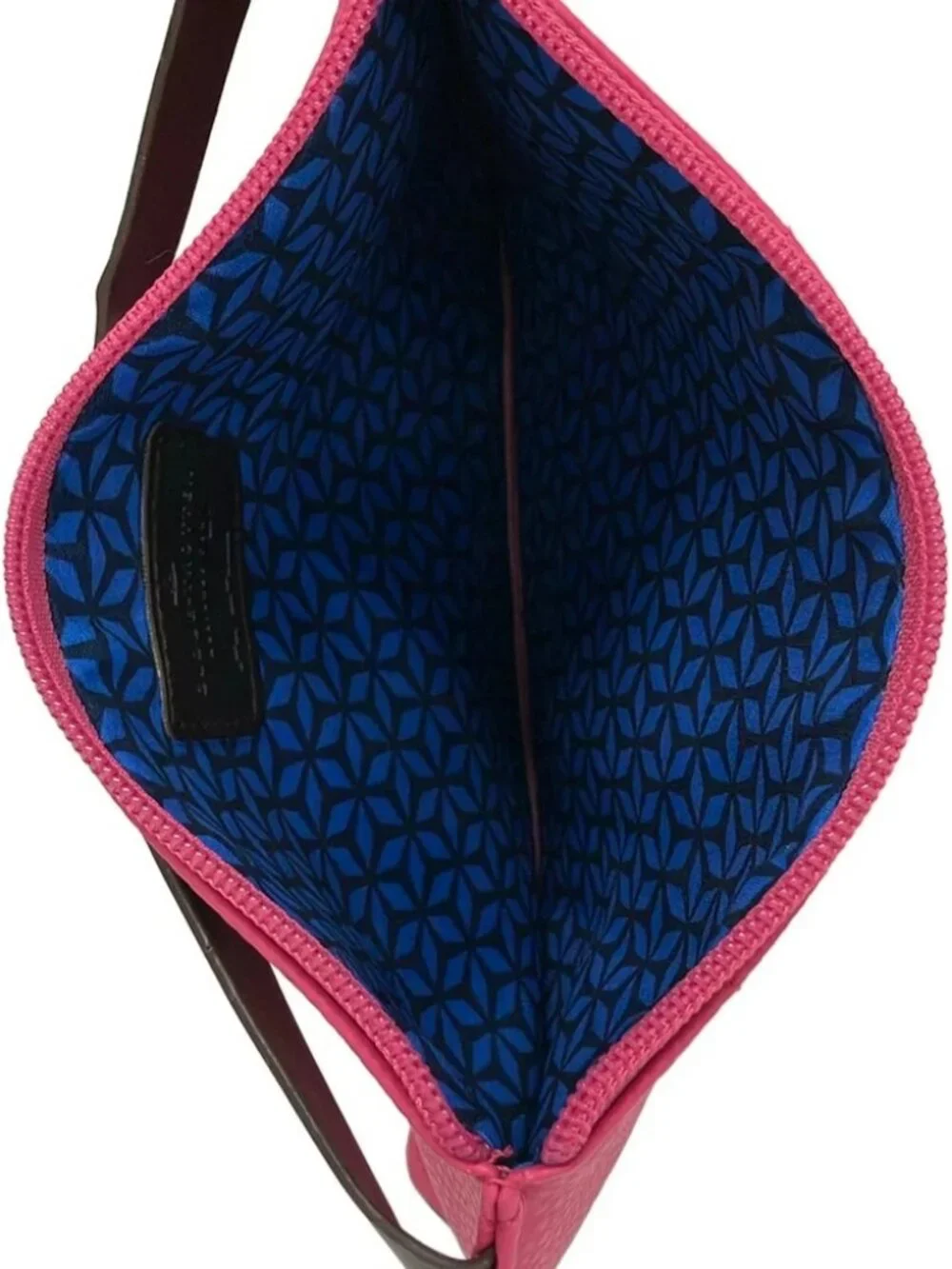 GLOBE TROTTER Pink Leather Pouch